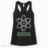 Science For Nerd Atom Graphic Scientific Gift Women's Tank Top thumb 0