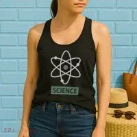 Science For Nerd Atom Graphic Scientific Gift Women's Tank Top thumb 2