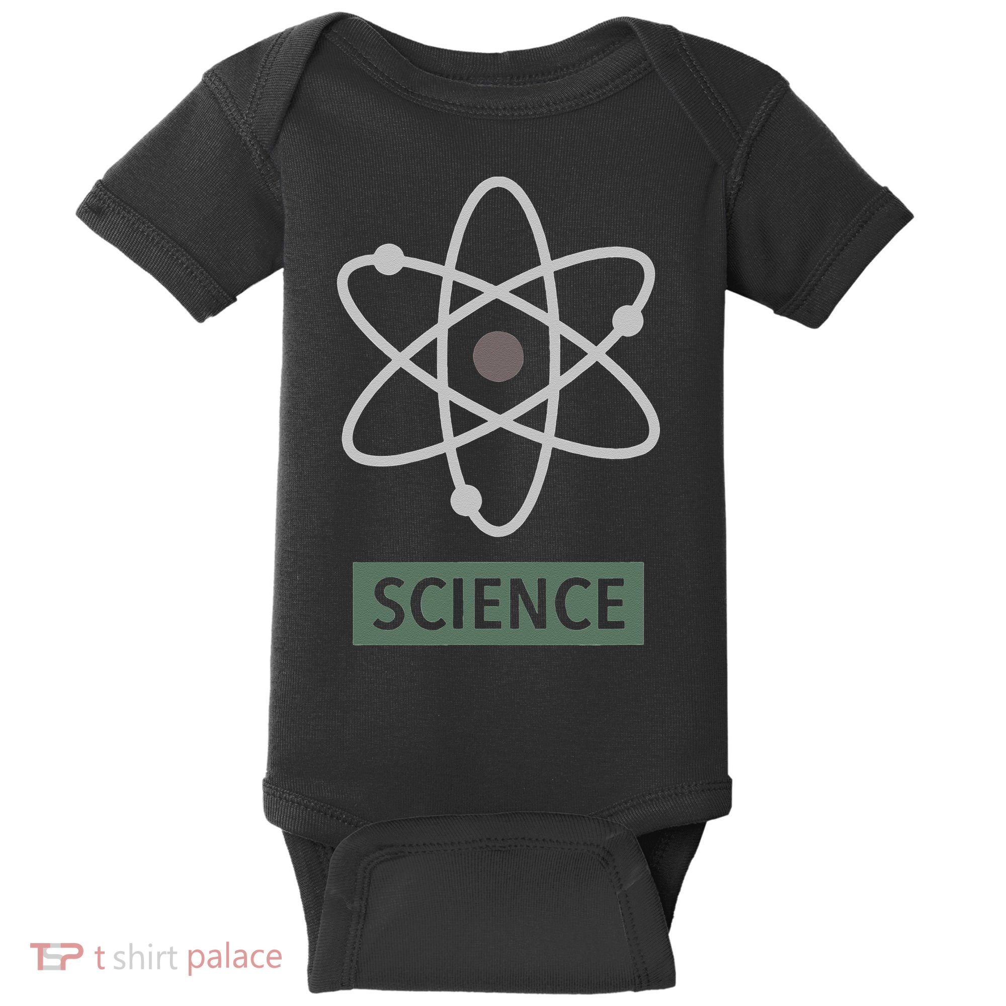Science For Nerd Atom Graphic Scientific Gift Baby Bodysuit