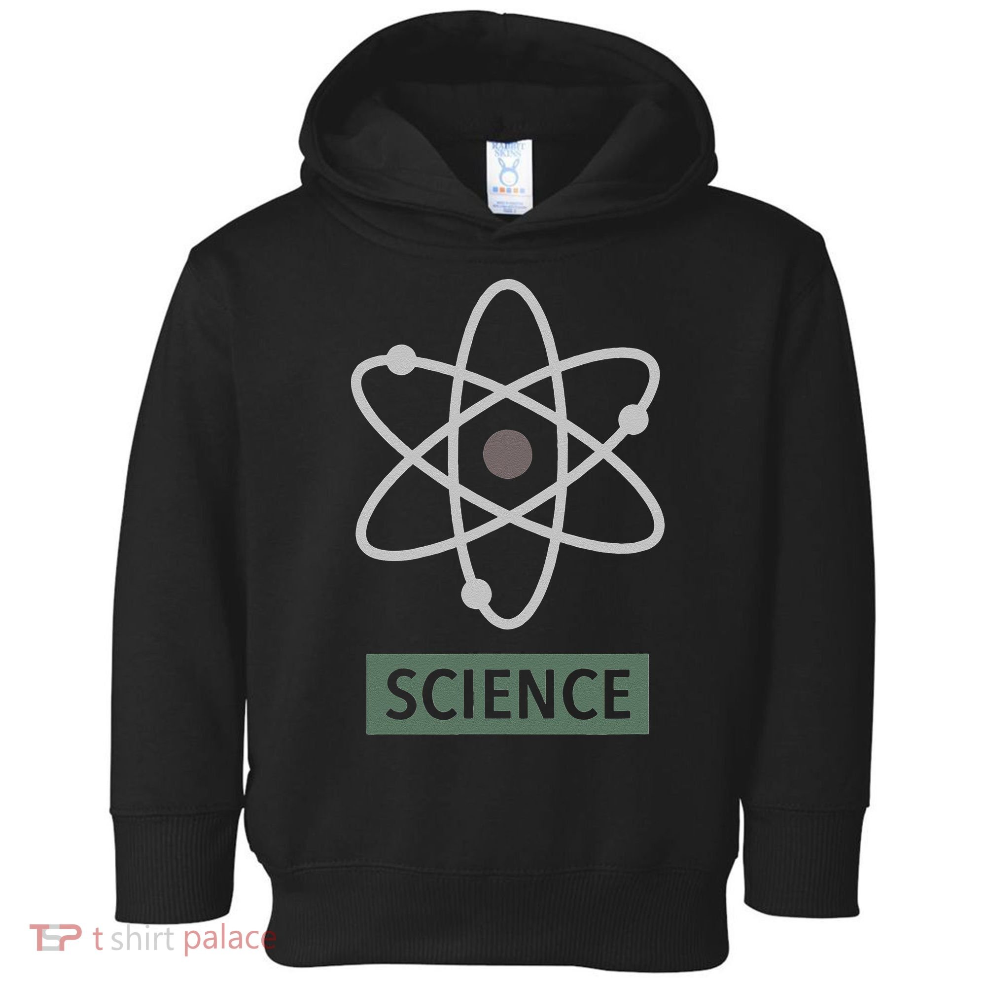Science For Nerd Atom Graphic Scientific Gift Toddler Hoodie