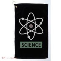 Science For Nerd Atom Graphic Scientific Gift Golf Towel thumb 0