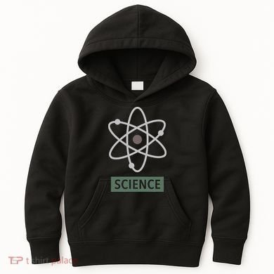 Science For Nerd Atom Graphic Scientific Gift Kids Hoodie