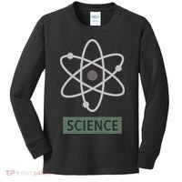 Science For Nerd Atom Graphic Scientific Gift Kids Long Sleeve Shirt thumb 0