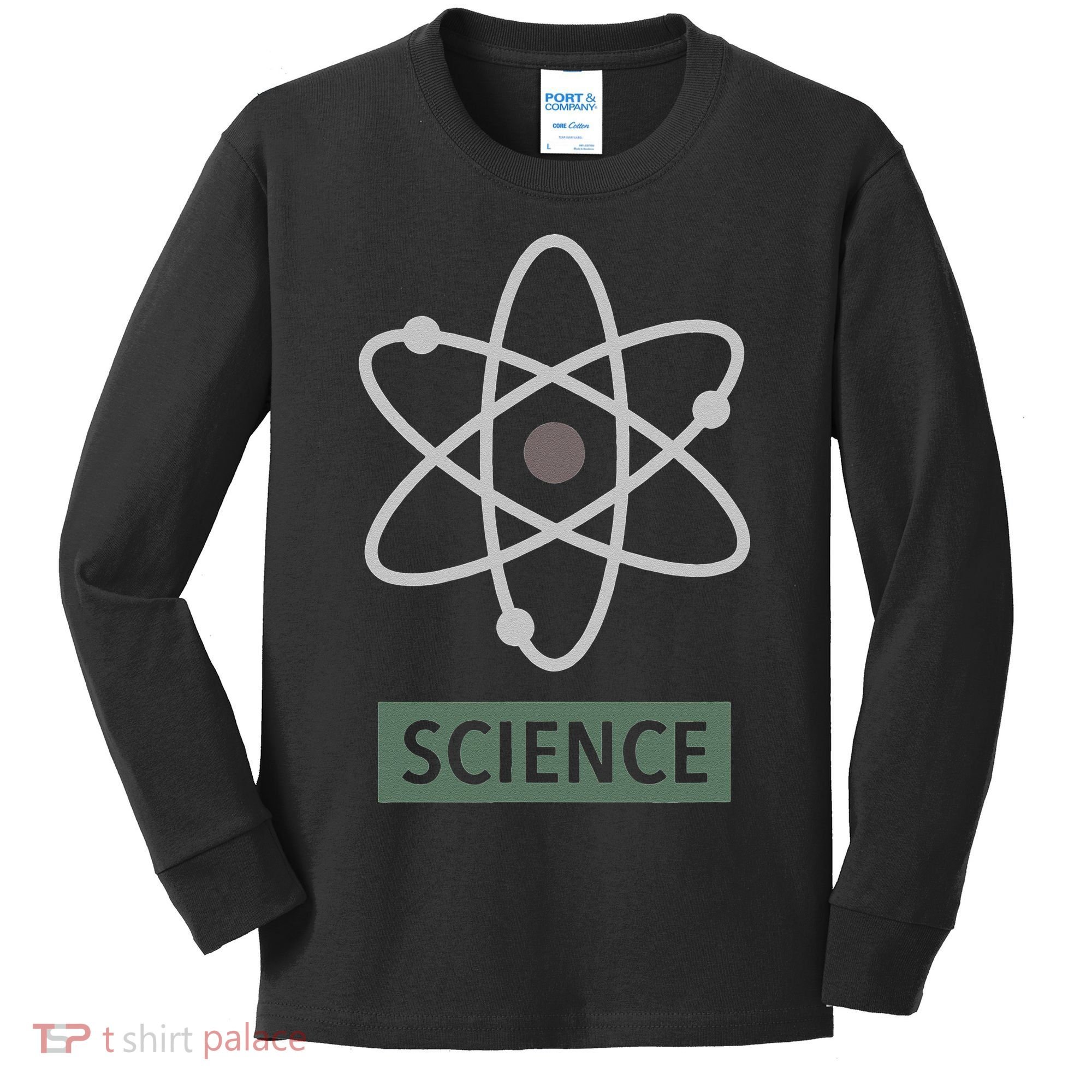 Science For Nerd Atom Graphic Scientific Gift Kids Long Sleeve Shirt