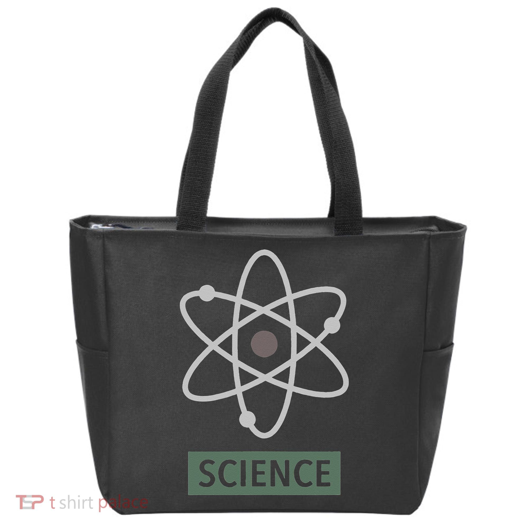 Science For Nerd Atom Graphic Scientific Gift Tote Bag