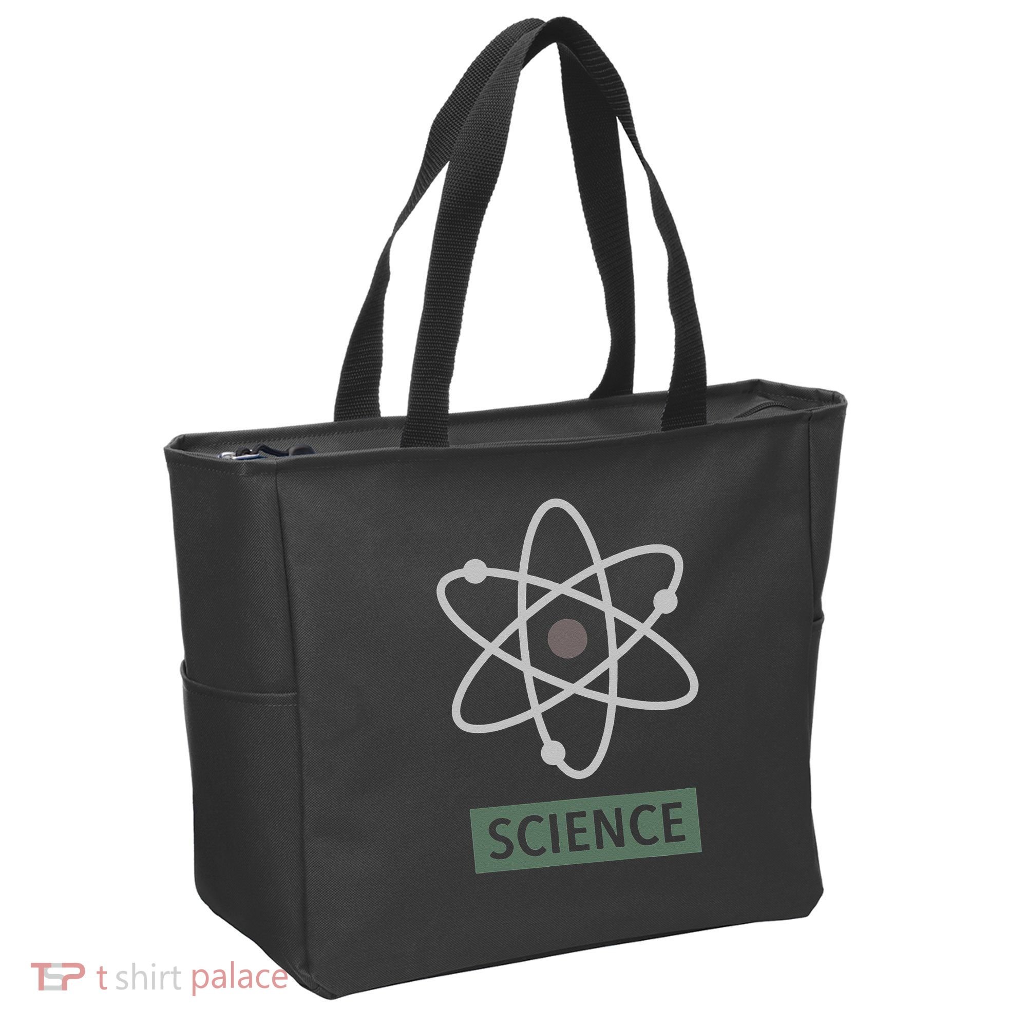 Science For Nerd Atom Graphic Scientific Gift Tote Bag
