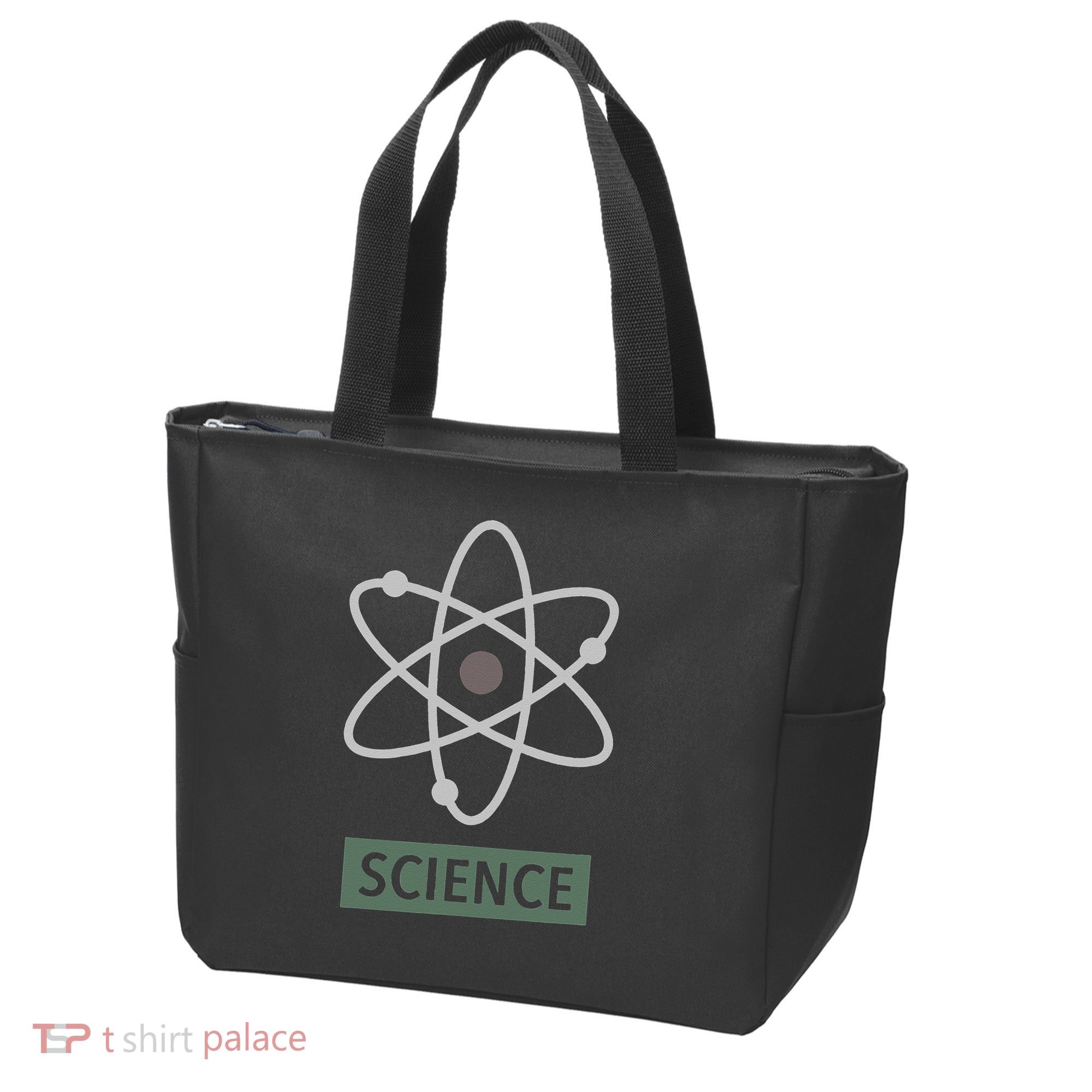 Science For Nerd Atom Graphic Scientific Gift Tote Bag