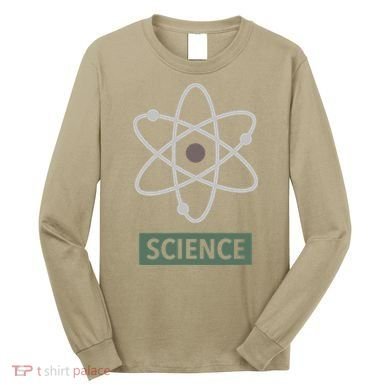 Science For Nerd Atom Graphic Scientific Gift Long Sleeve Shirt
