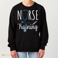 Stethoscope Future Nurse Nursing School Nursery Nurse Gift Women's Sweatshirt thumb 0