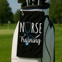 Stethoscope Future Nurse Nursing School Nursery Nurse Gift Golf Towel thumb 2