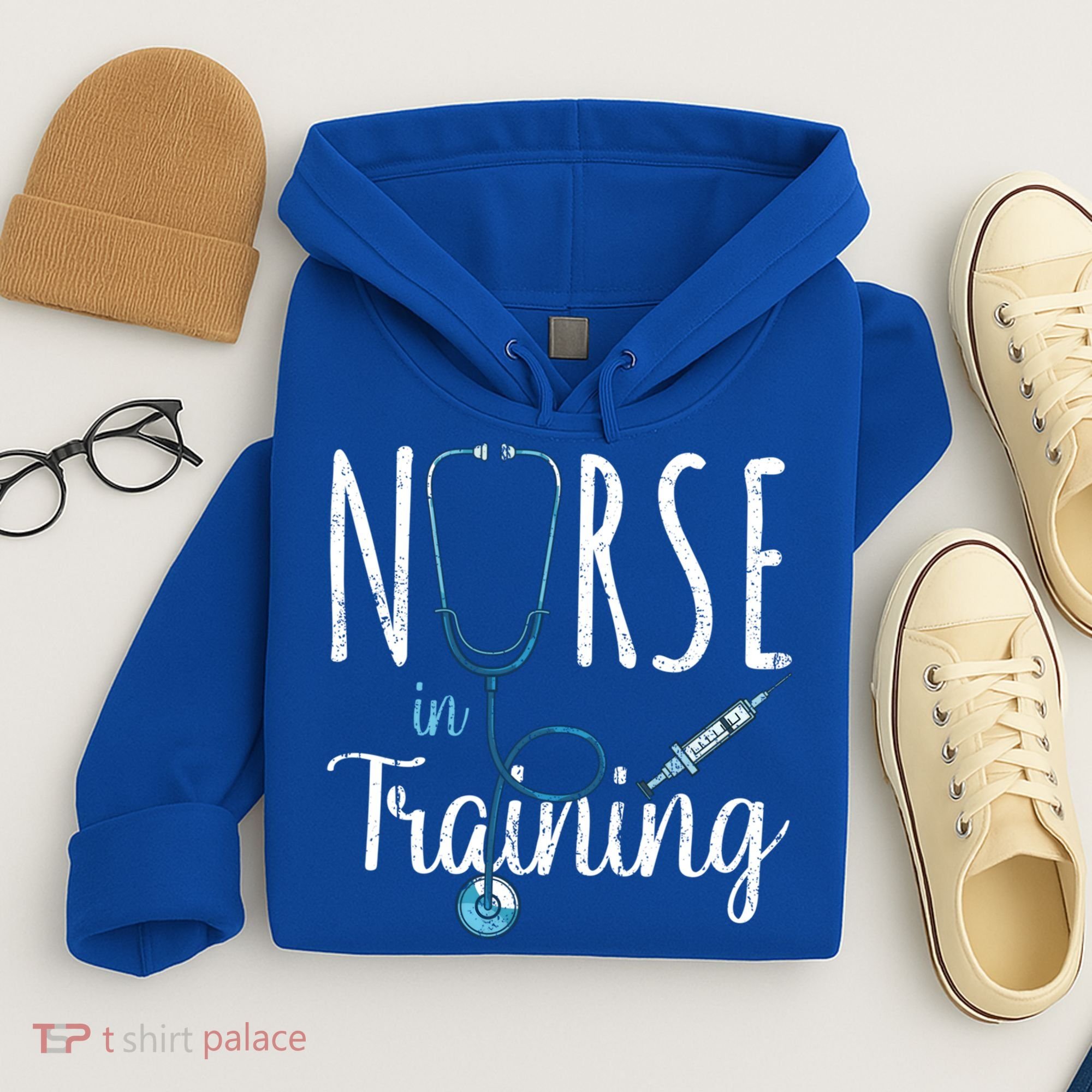 Stethoscope Future Nurse Nursing School Nursery Nurse Gift Hoodie