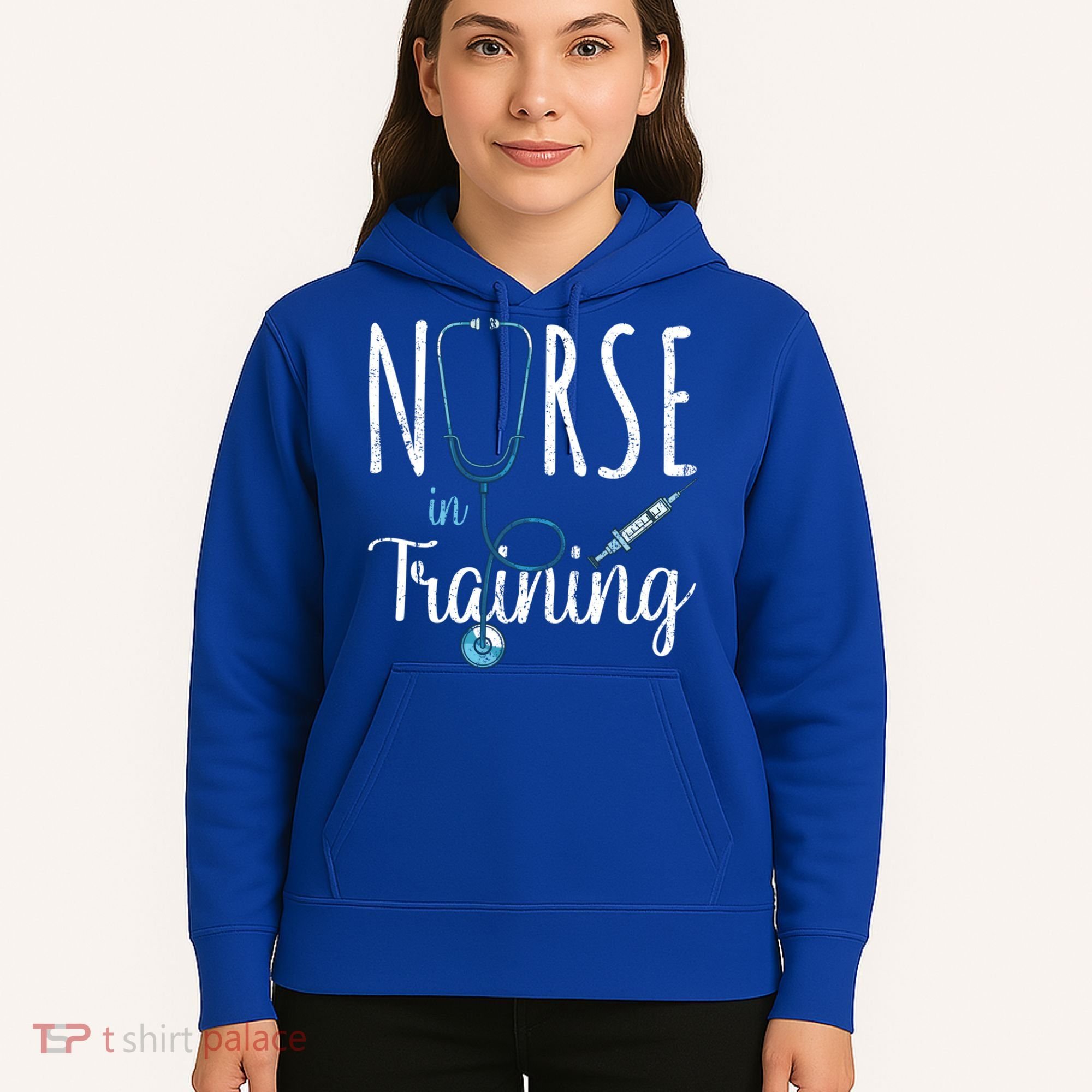 Stethoscope Future Nurse Nursing School Nursery Nurse Gift Hoodie