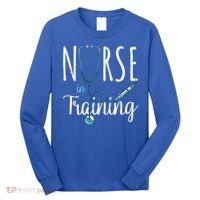 Stethoscope Future Nurse Nursing School Nursery Nurse Gift Long Sleeve Shirt thumb 0