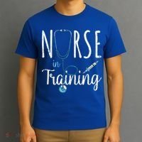 Stethoscope Future Nurse Nursing School Nursery Nurse Gift T-Shirt thumb 3