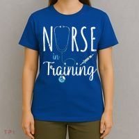 Stethoscope Future Nurse Nursing School Nursery Nurse Gift T-Shirt thumb 4