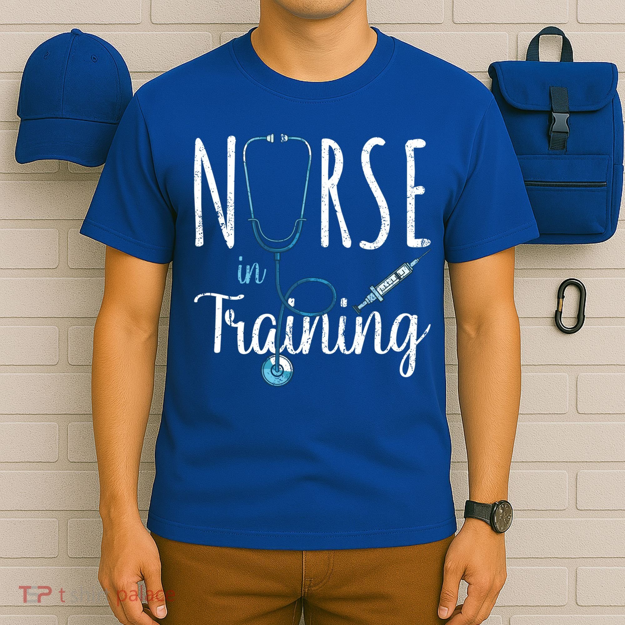 Stethoscope Future Nurse Nursing School Nursery Nurse Gift T-Shirt