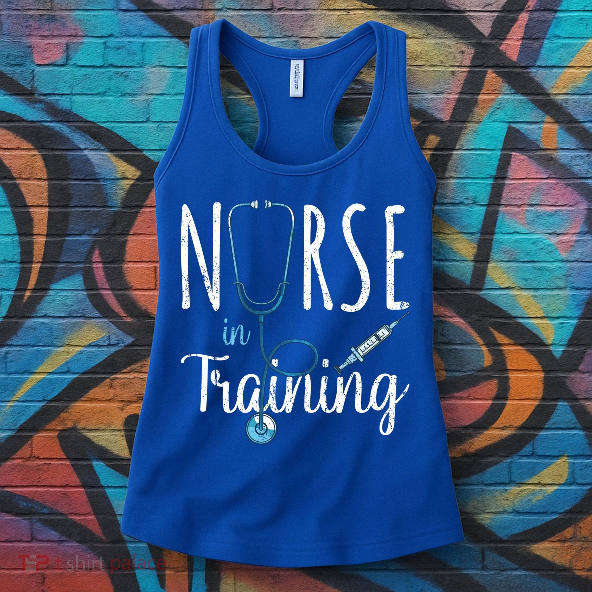 Stethoscope Future Nurse Nursing School Nursery Nurse Gift Women's Tank Top