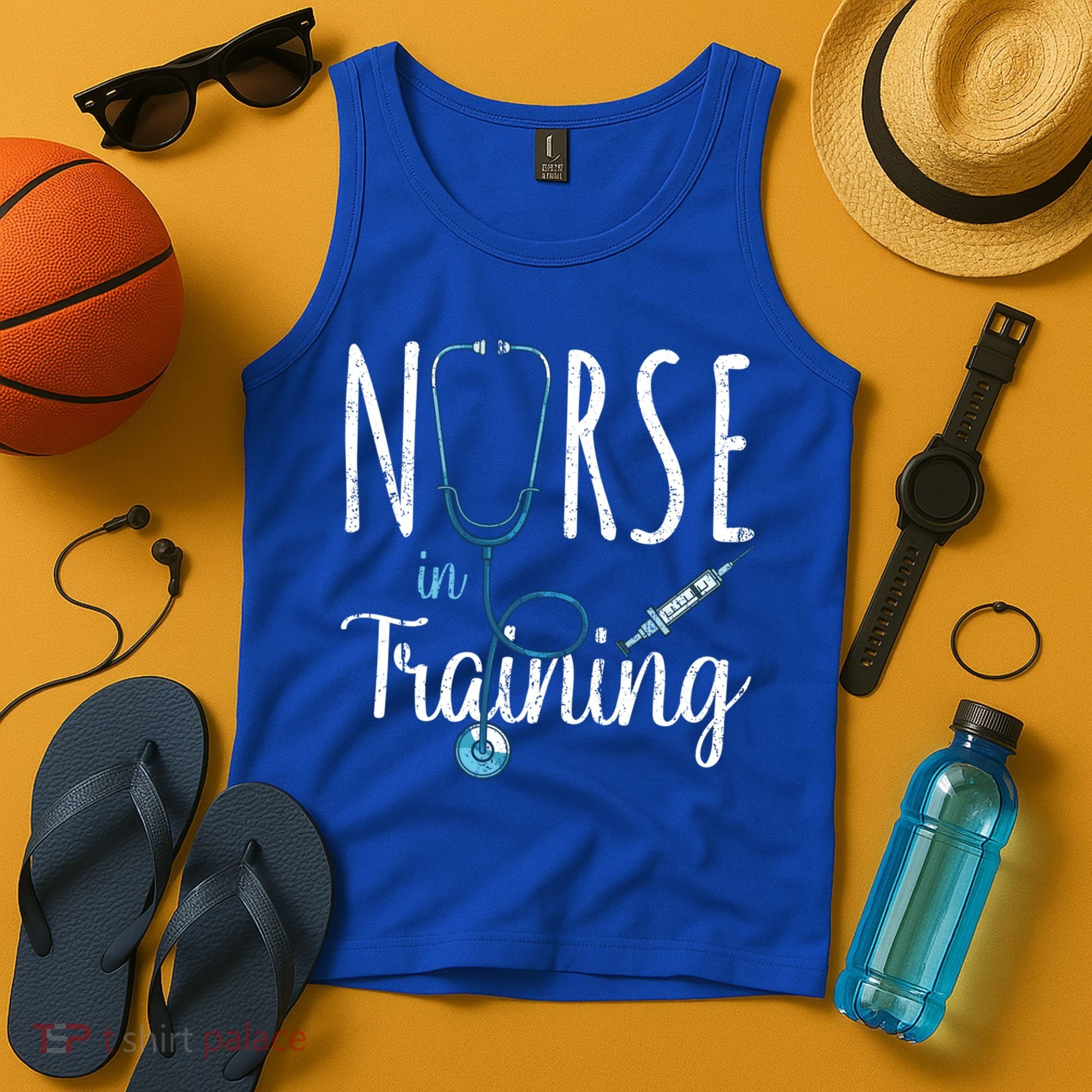 Stethoscope Future Nurse Nursing School Nursery Nurse Gift Tank Top