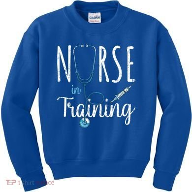 Stethoscope Future Nurse Nursing School Nursery Nurse Gift Kids Sweatshirt