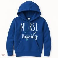 Stethoscope Future Nurse Nursing School Nursery Nurse Gift Kids Hoodie thumb 0