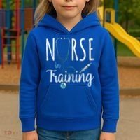 Stethoscope Future Nurse Nursing School Nursery Nurse Gift Kids Hoodie thumb 3