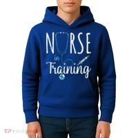 Stethoscope Future Nurse Nursing School Nursery Nurse Gift Kids Hoodie thumb 4
