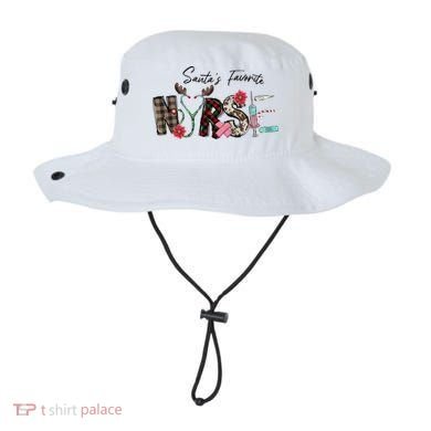 Santa's Favorite Nurse Funny Christmas Bucket Hat