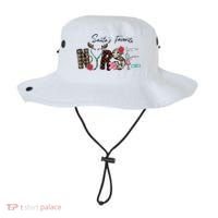 Santa's Favorite Nurse Funny Christmas Bucket Hat thumb 0