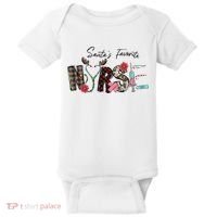 Santa's Favorite Nurse Funny Christmas Baby Bodysuit thumb 0