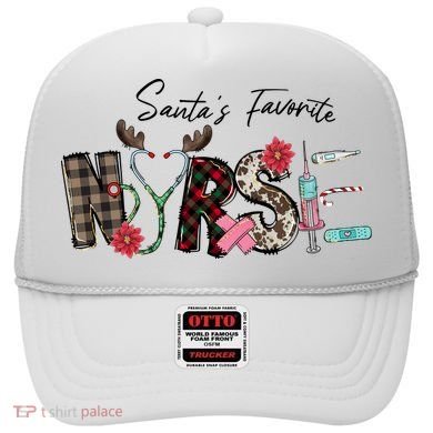 Santa's Favorite Nurse Funny Christmas Hat