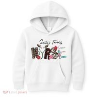 Santa's Favorite Nurse Funny Christmas Kids Hoodie thumb 0