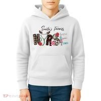 Santa's Favorite Nurse Funny Christmas Kids Hoodie thumb 4