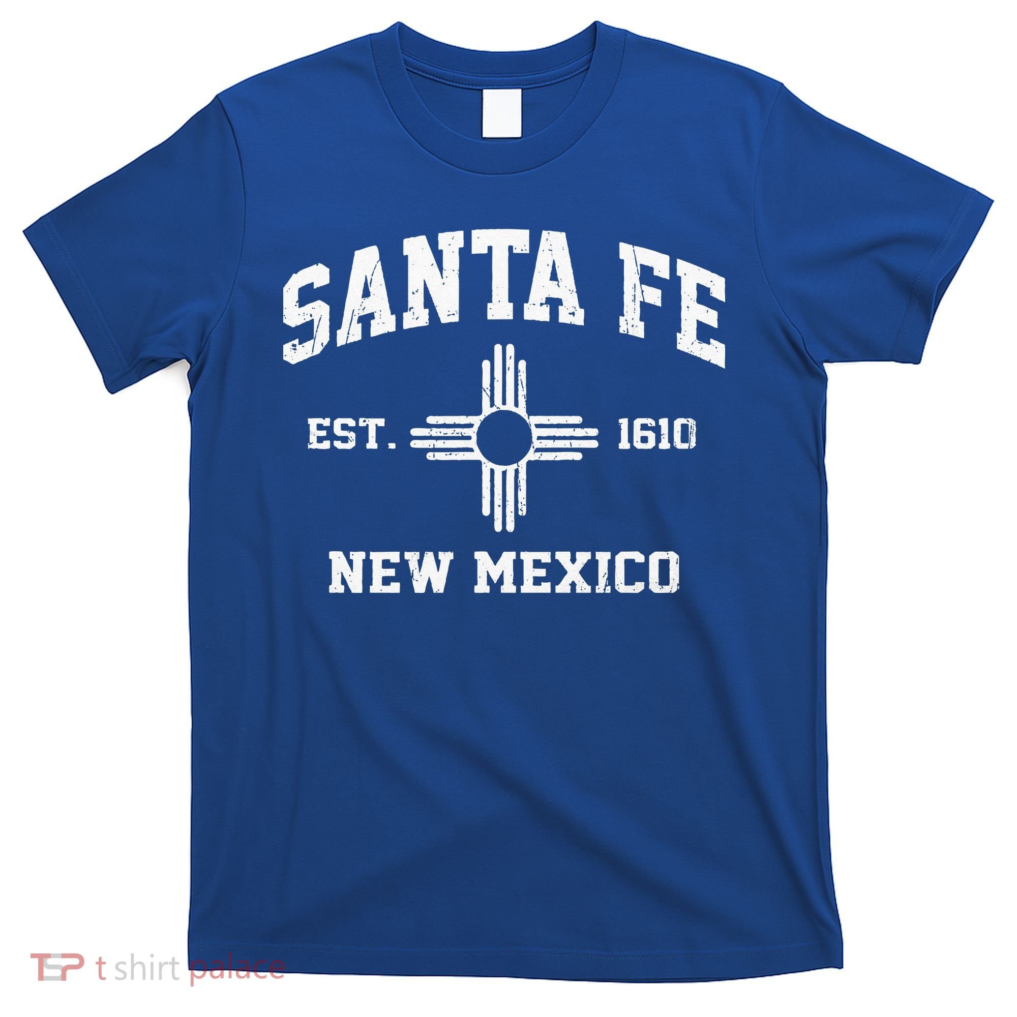 Santa Fe New Mexico NM Vintage State Athletic Style T-Shirt