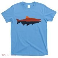 Salmon Fishing Nature Outdoor Hiking Camping Fisherman Gift T-Shirt thumb 0