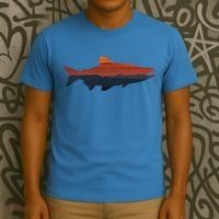 Salmon Fishing Nature Outdoor Hiking Camping Fisherman Gift T-Shirt thumb 3