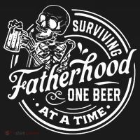Surviving Fatherhood One Beer At A Time Fathers Day Funny Dad Be Tote Bag thumb 4