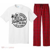 Surviving Fatherhood One Beer At A Time Fathers Day Funny Dad Be Pajama Set thumb 0
