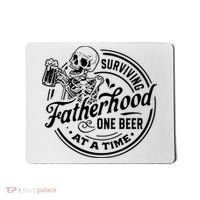Surviving Fatherhood One Beer At A Time Fathers Day Funny Dad Be Mousepad thumb 0