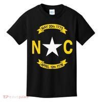 State Flag Of North Carolina Kids T-Shirt thumb 0