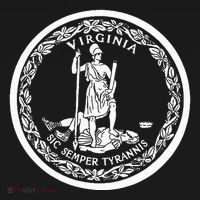 State Flag Of Virginia Seal Roanoke Richmond Norfolk Women's Hoodie thumb 2
