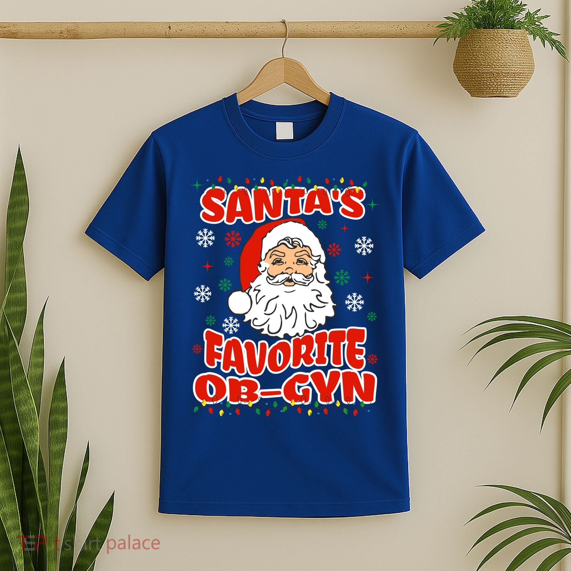 SantaS Favorite Obgyn Christmas Pregnancy Doctor Pajama Swea T-Shirt