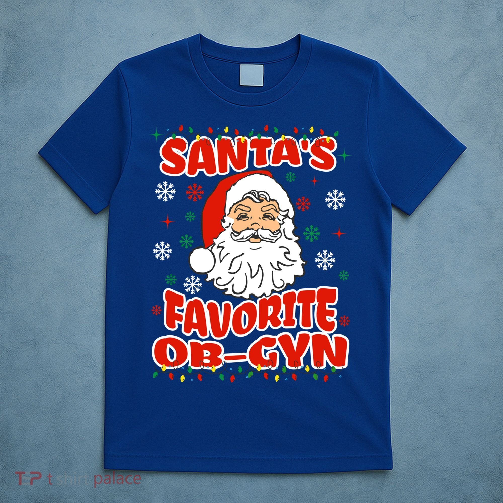 SantaS Favorite Obgyn Christmas Pregnancy Doctor Pajama Swea T-Shirt