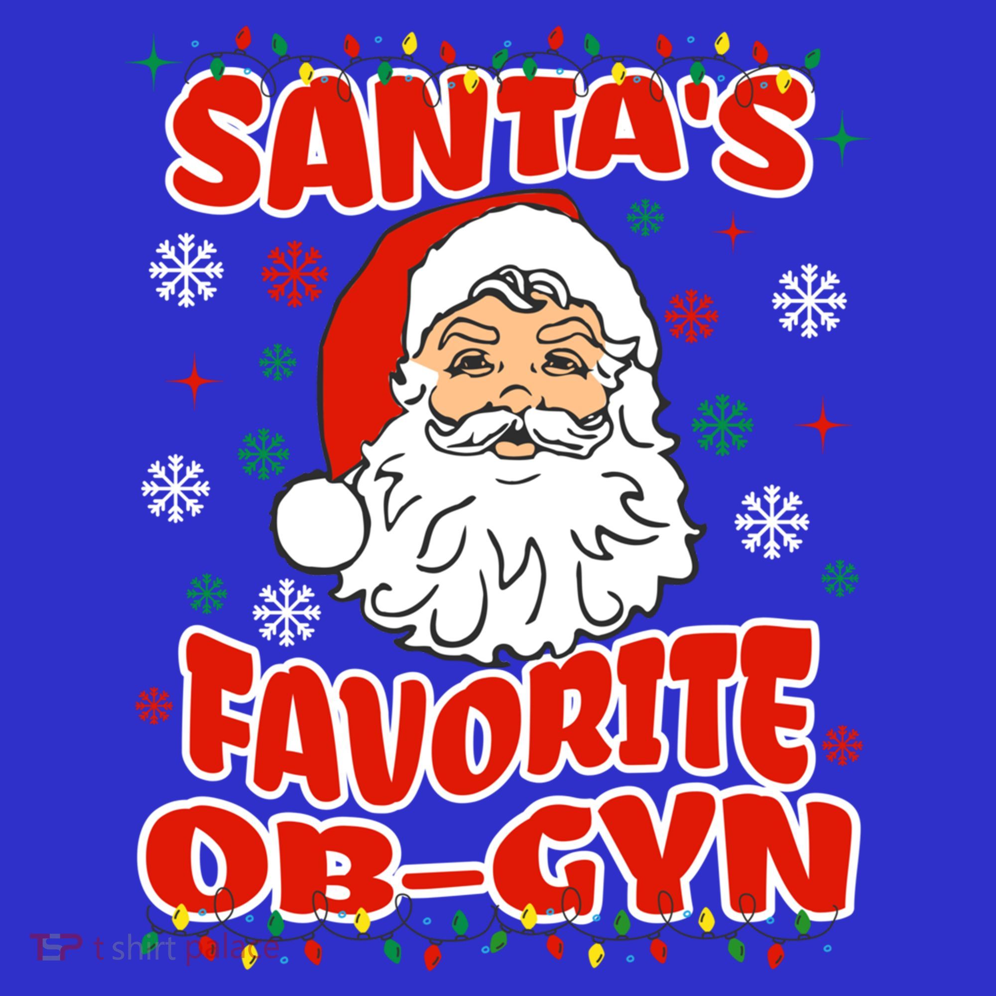 SantaS Favorite Obgyn Christmas Pregnancy Doctor Pajama Swea Coaster