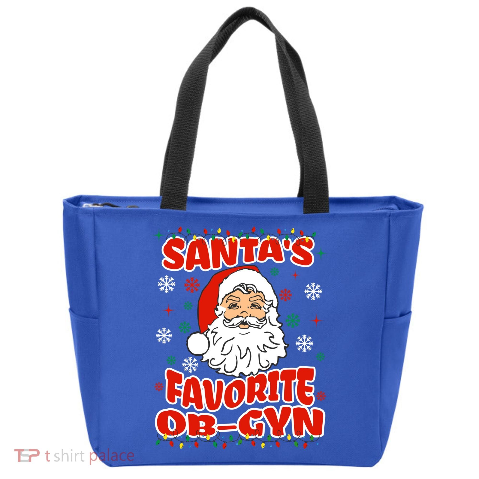 SantaS Favorite Obgyn Christmas Pregnancy Doctor Pajama Swea Tote Bag