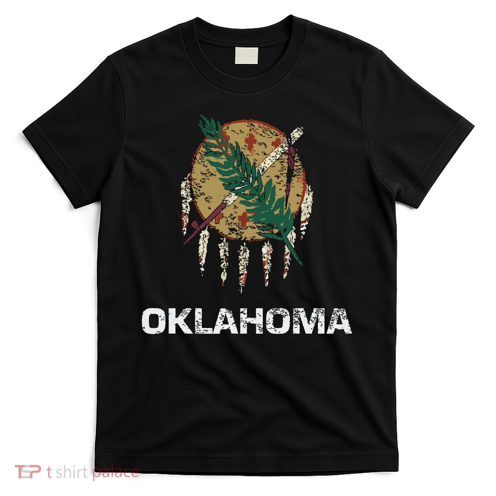 State Flag Of Oklahoma Tulsa Norman Oklahoma City T-Shirt