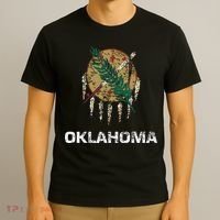 State Flag Of Oklahoma Tulsa Norman Oklahoma City T-Shirt thumb 3