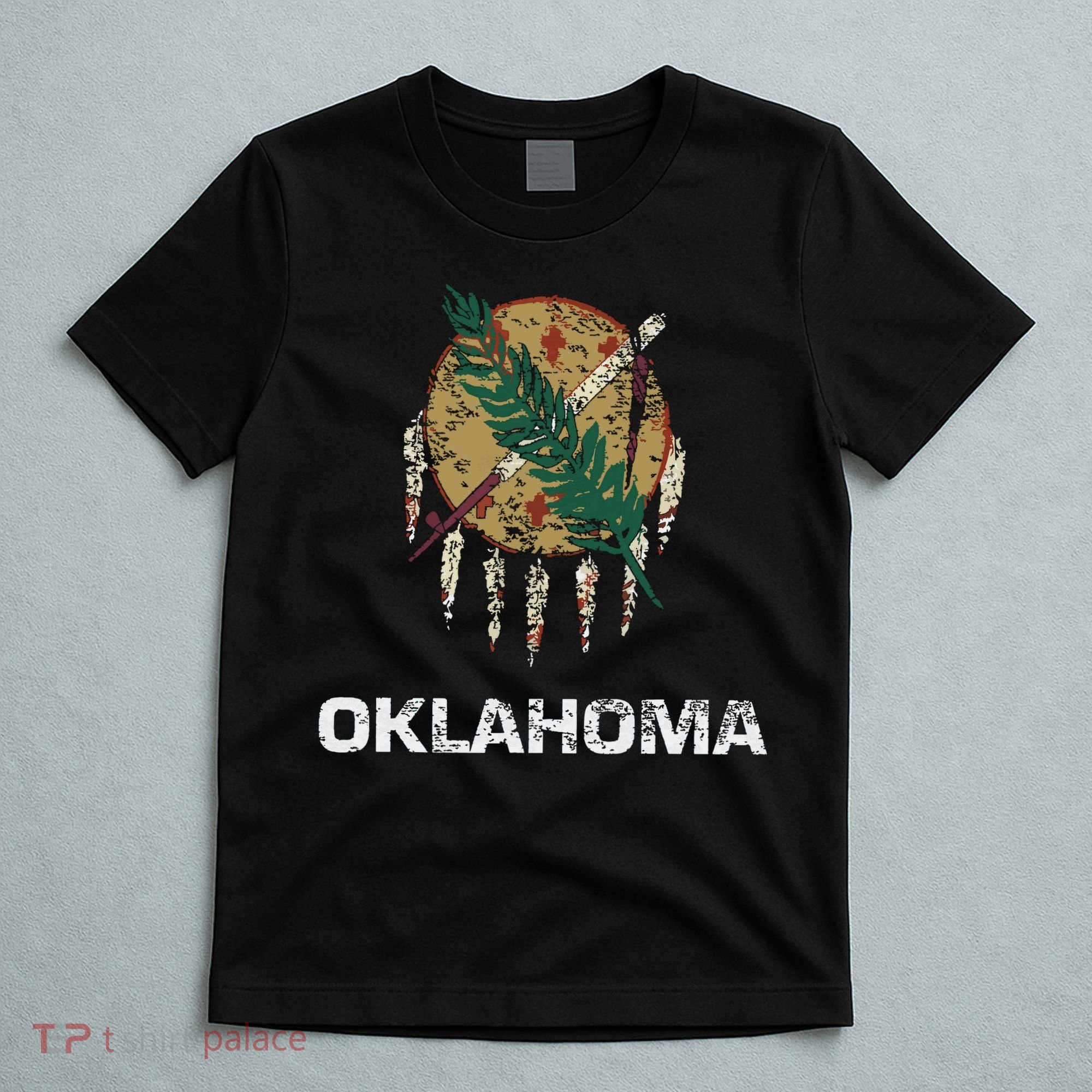 State Flag Of Oklahoma Tulsa Norman Oklahoma City T-Shirt
