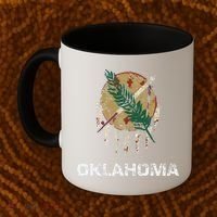 State Flag Of Oklahoma Tulsa Norman Oklahoma City Coffee Mug thumb 2