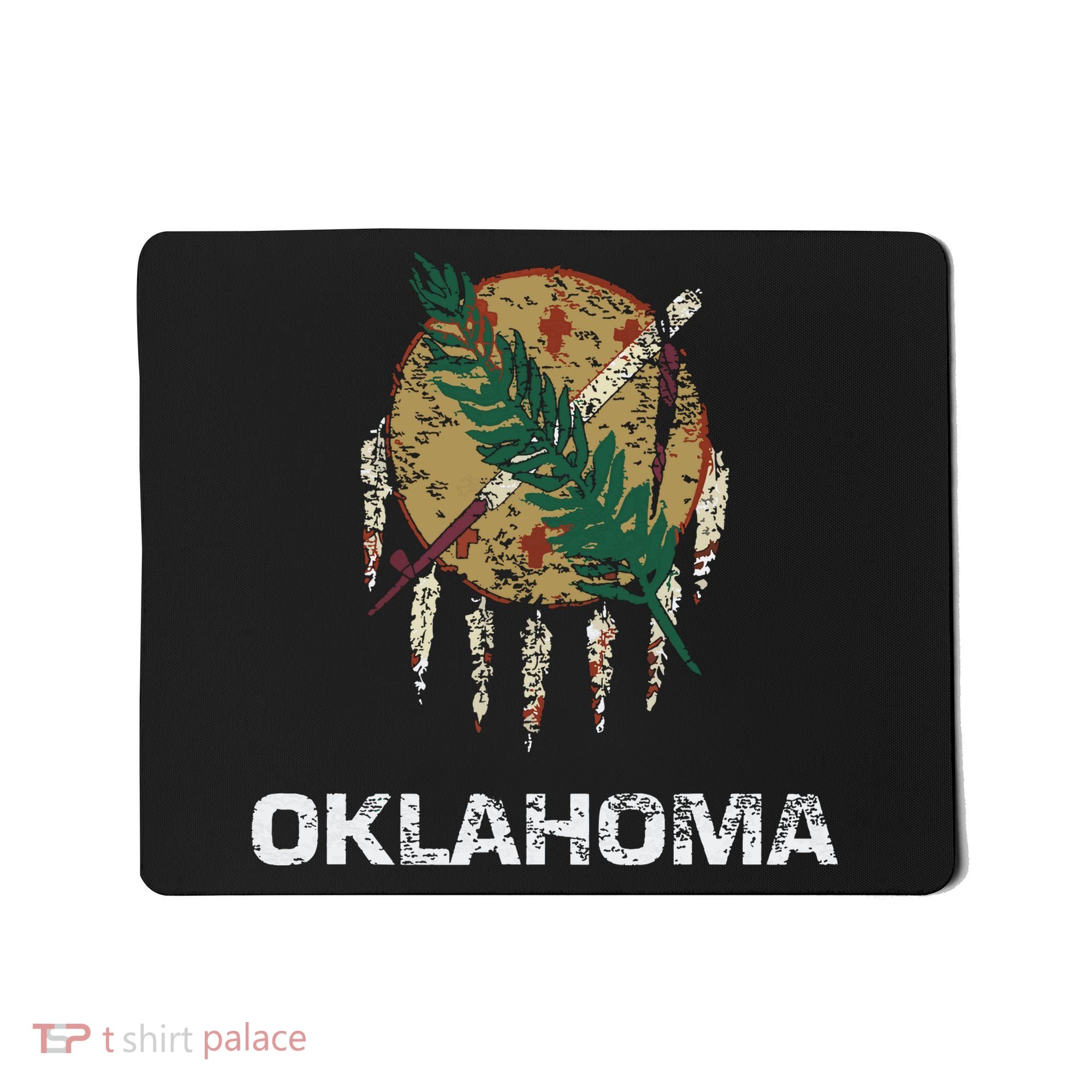 State Flag Of Oklahoma Tulsa Norman Oklahoma City Mousepad
