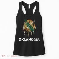 State Flag Of Oklahoma Tulsa Norman Oklahoma City Women's Tank Top thumb 0